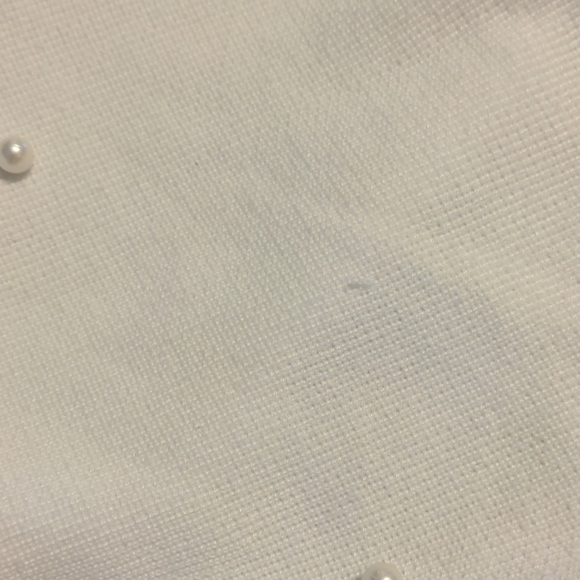 V-Neck Beaded Ruffle Hem Sweater - Picture 15 of 16